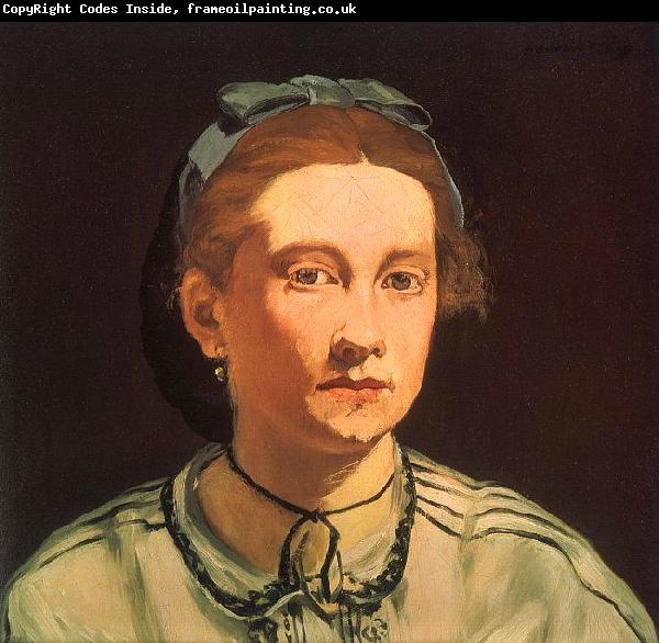 Edouard Manet Portrait of Victorine Meurent